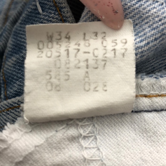 Levi’s Orange Tag Light Wash Boyfriend Jeans 34/32 - Picture 9 of 9